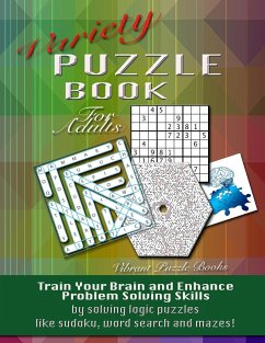 Variety Puzzle Book For Adults - Books, Vibrant Puzzle