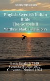 English Swedish Italian Bible - The Gospels II - Matthew, Mark, Luke & John (eBook, ePUB)