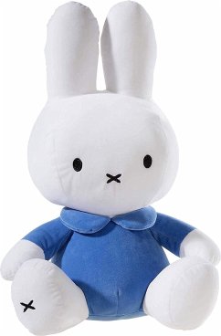 Heunec 577268 - Miffy, blau, XL 50cm, Plüschfigur, Kuscheltier