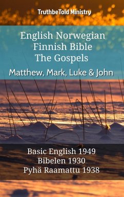 Cover English Norwegian Finnish Bible - The Gospels - Matthew, Mark, Luke & John (eBook, ePUB)