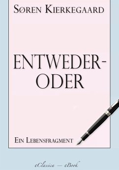 Cover Søren Kierkegaard: Entweder - Oder (eBook, ePUB)