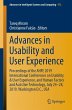 Advances in Usability and User... - Bild 1