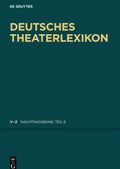 Cover Deutsches Theater-Lexikon, Nachtragsband 8, V - Z