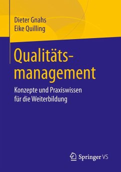 Qualitätsmanagement (eBook, PDF) - Gnahs, Dieter; Quilling, Eike