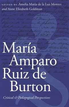 Cover Maria Amparo Ruiz de Burton (eBook, PDF)