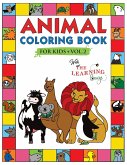 Animal Coloring Book for Kids with The Learning Bugs Vol.2