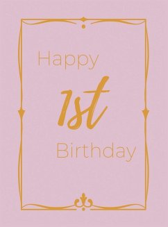 Happy 1st Birthday Guest Book (Hardcover) - Bell, Lulu And