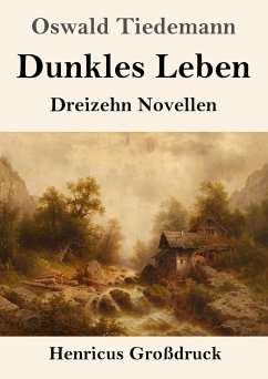 Dunkles Leben (Großdruck) - Tiedemann, Oswald