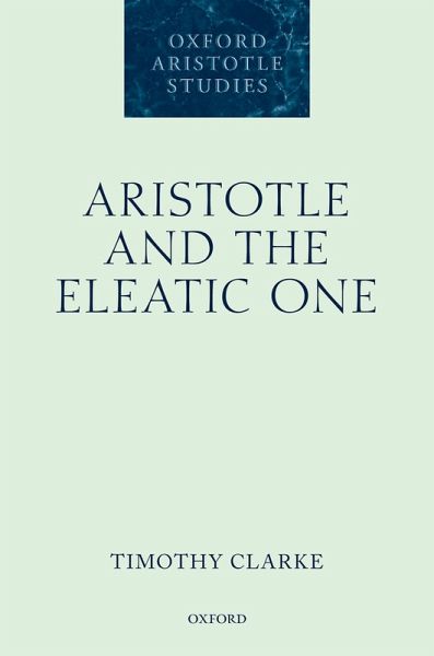 Aristotle and the Eleatic One (eBook, PDF)