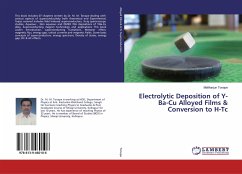 Electrolytic Deposition of Y-Ba-Cu Alloyed Films & Conversion to H-Tc