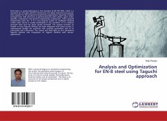 Analysis and Optimization for EN-8 steel using Taguchi approach