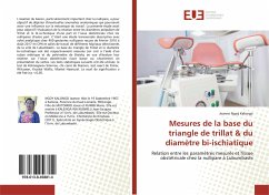 Mesures de la base du triangle de trillat & du diamètre bi-ischiatique - Kalongo, Jeanne Ngoy