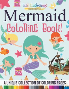 Mermaid Coloring Book! - Illustrations, Bold