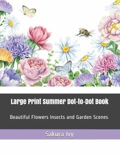 Large Print Summer Dot-To-Dot Book - Ivy, Sakura