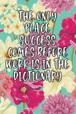The Only Place Success Comes Before Work Is in the Dictionary: Keto Diet Diary