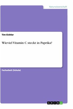 Wieviel Vitamin C steckt in Paprika?