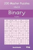Binary Puzzles - 200 Master Puzzles 14x14 Vol.24