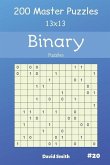 Binary Puzzles - 200 Master Puzzles 13x13 Vol.20