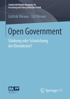 Open Government (eBook, PDF) - Wewer, Göttrik; Wewer, Till