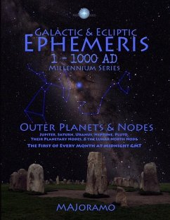 Galactic & Ecliptic Ephemeris 1 - 1000 Ad - Joramo, Morten Alexander