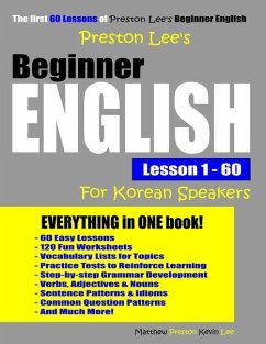 Preston Lee's Beginner English Lesson 1 - 60 For Korean Speakers - Preston, Matthew; Lee, Kevin