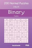 Binary Puzzles - 200 Normal Puzzles 14x14 Vol.22