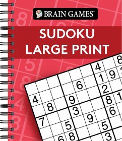 Brain Games - Sudoku Large Print (Red) - Publications International Ltd; Brain Games