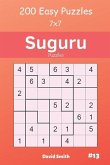 Suguru Puzzles - 200 Easy Puzzles 7x7 Vol.13