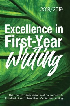 Excellence in First-Year Writing 2018/2019 - Nichols, Dana