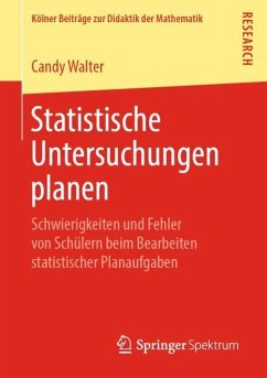 Statistische Untersuchungen planen - Walter, Candy