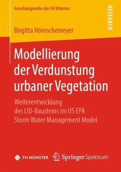 Modellierung der Verdunstung urbaner Vegetation - Hörnschemeyer, Birgitta