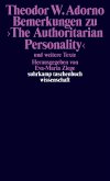 Bemerkungen zu ›The Authoritarian Personality‹ (eBook, ePUB)