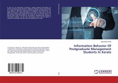 Information Behavior Of Postgraduate Management Students In Kerala
