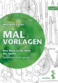 Cover Malvorlagen, Eine Reise in die Welt des Sports