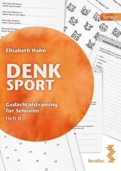 Denksport - Gedächtnistraining für Senioren - Hahn, Elisabeth
