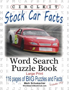 Circle It, Stock Car Facts, Word Search, Puzzle Book