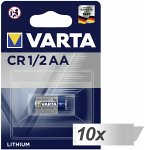 1x10 Varta Lithium CR 1/2 AA 700mAh 3V