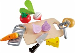 Hape E3154 - Kochgrundlagen, Küchenspielzeug, Gemüse, Küchenutensilien