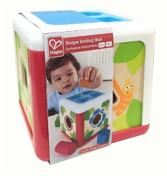 Hape E0507 - Sortierbox Gartenhütte, Farben-und Formensortierwürfel