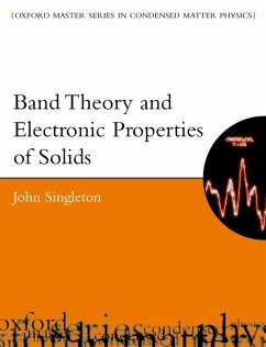 Band Theory and Electronic Properties of Solids (eBook, PDF) - Singleton, John