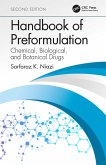 Handbook of Preformulation (eBook, ePUB)