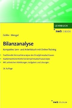 Bilanzanalyse (eBook, PDF) - Gräfer, Horst; Wengel, Torsten