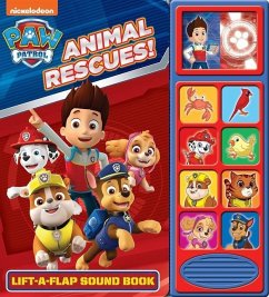 Nickelodeon PAW Patrol: Animal Rescues! Lift-a-Flap Sound Book - Pi Kids