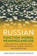 Russian Function Words: Meanings and... - Bild 1