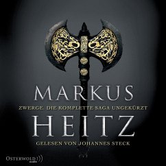 Zwerge - Die komplette Saga ungekürzt / Die Zwerge Bd.1-5 (19 MP3-CDs) - Heitz, Markus