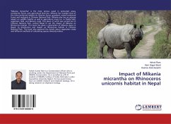 Impact of Mikania micrantha on Rhinoceros unicornis habitat in Nepal