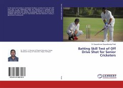 Batting Skill Test of Off Drive Shot for Senior Cricketers