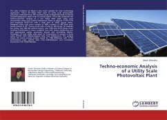 Techno-economic Analysis of a Utility Scale Photovoltaic Plant