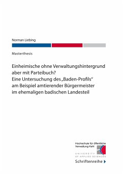 Einheimische ohne Verwaltungshintergrund aber mit Parteibuch? - Liebing, Norman