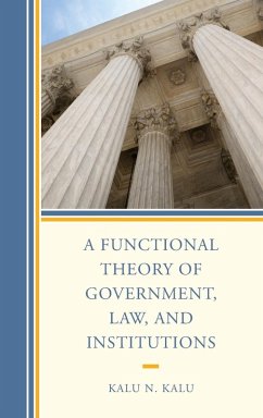 Cover Functional Theory of Government, Law, and Institutions
